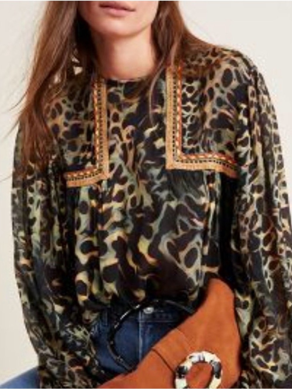 Blank London Miranda Peasant Blouse